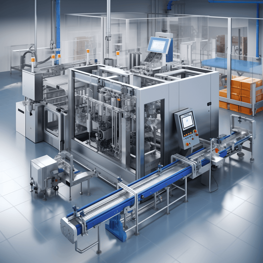 Rendered packaging line