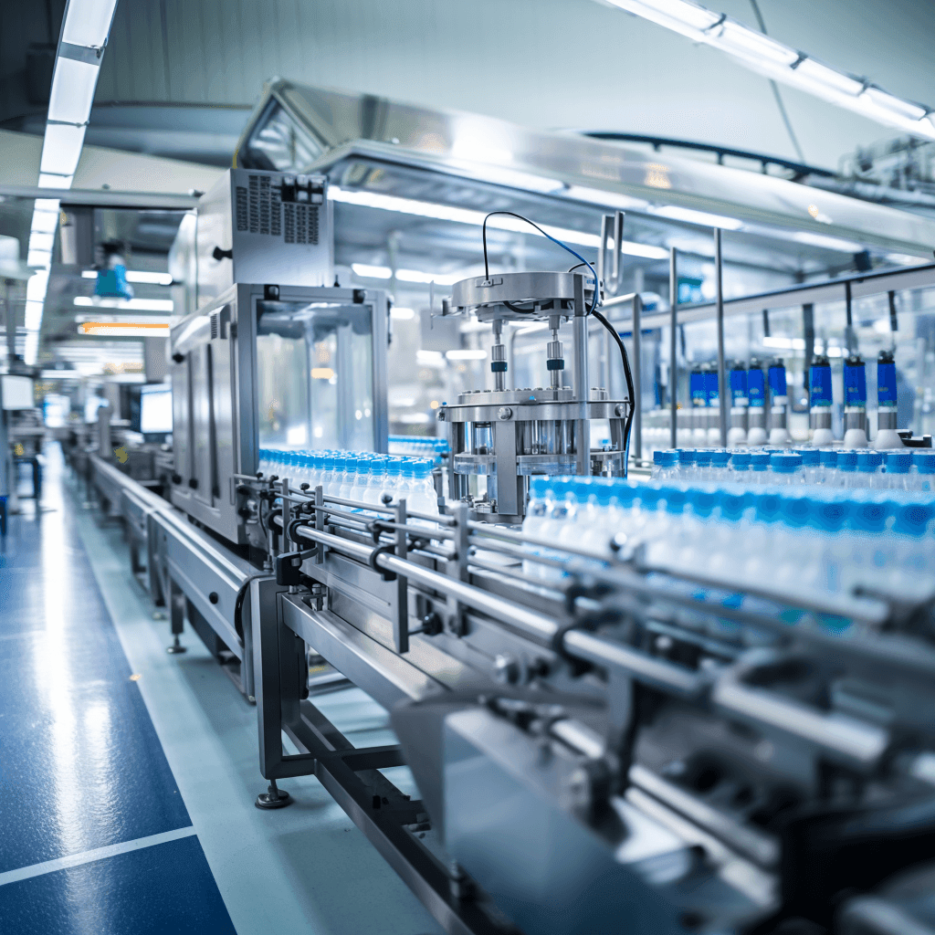 bottle packaging line clean environment 